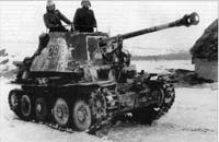 Истребитель танков САУ Pak40 дивизии СС "Лейбштандарт". Февраль 1943 г.