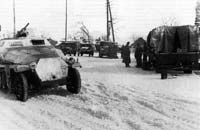 Немецкие войска на улицах Новой Водолаги. 7 марта 1943 г.