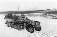Р-н Ново-Марковки. БТР танково-гренадерского полка СС. Февраль 1943 г.