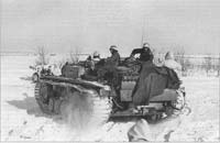 Захват подвижной группой 76-мм пушки ЗИС-3. Февраль 1943 г.