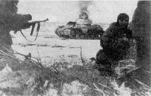 3 марта 1943 г. подбитый частями дивизии "Мертвая голова" Т-70 
