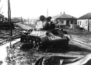 Т-34 подбитые на улицах Харькова