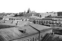 Вид на монастырский двор Покровского монастыря